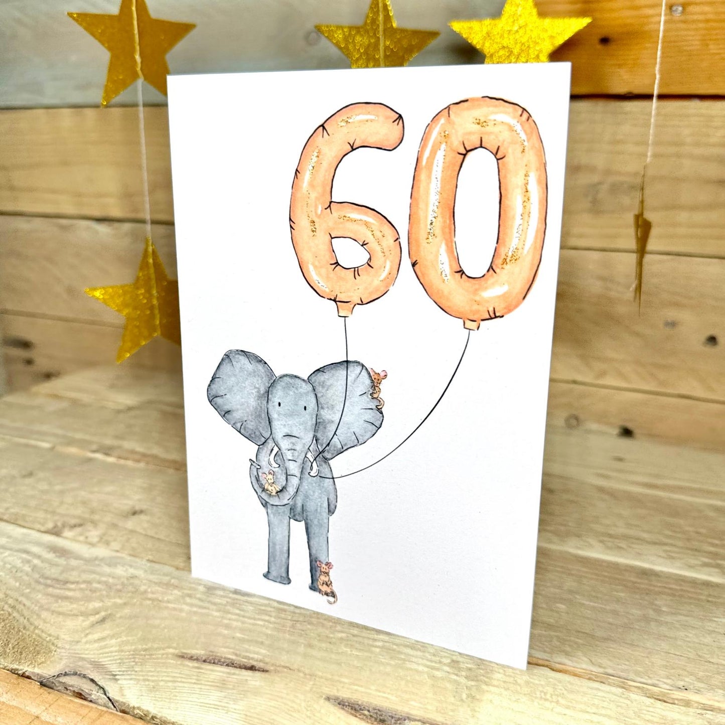 Nelly Turns Sixty Birthday Card
