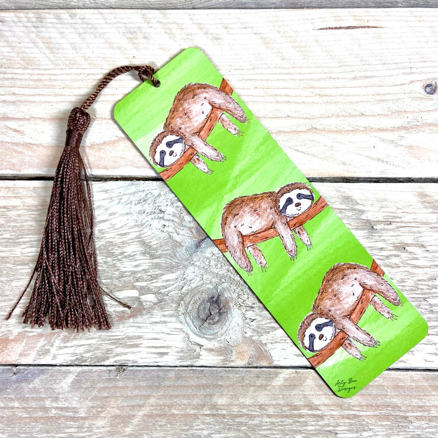 Sloth Bookmark With Tassel
