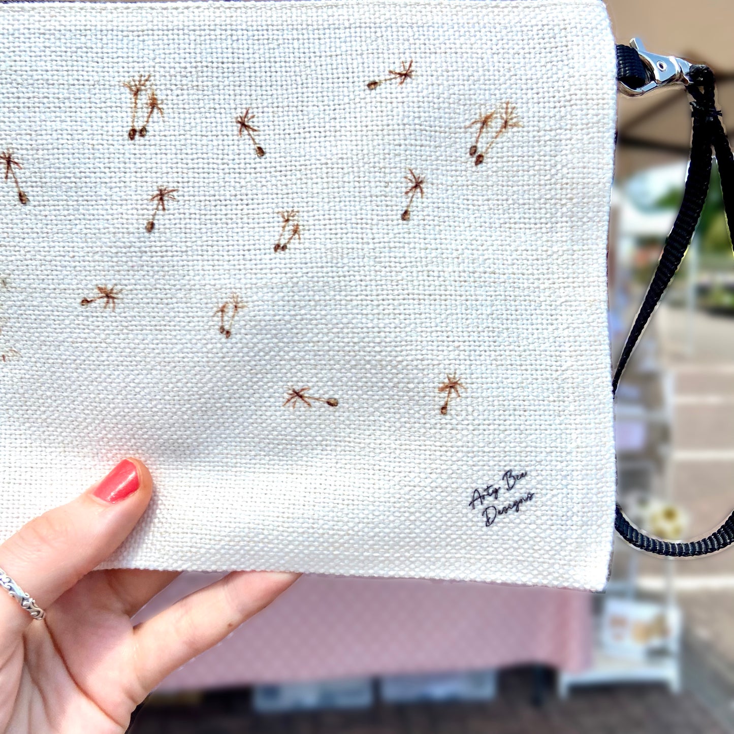 Dandelion Linen Bag