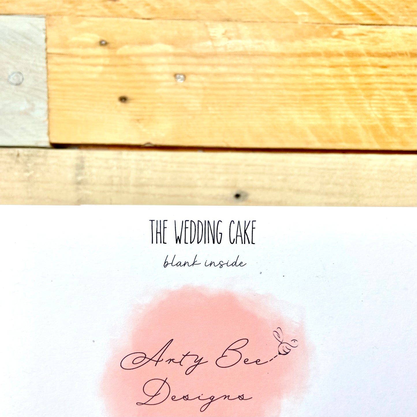 The Wedding Cake Wedding Card