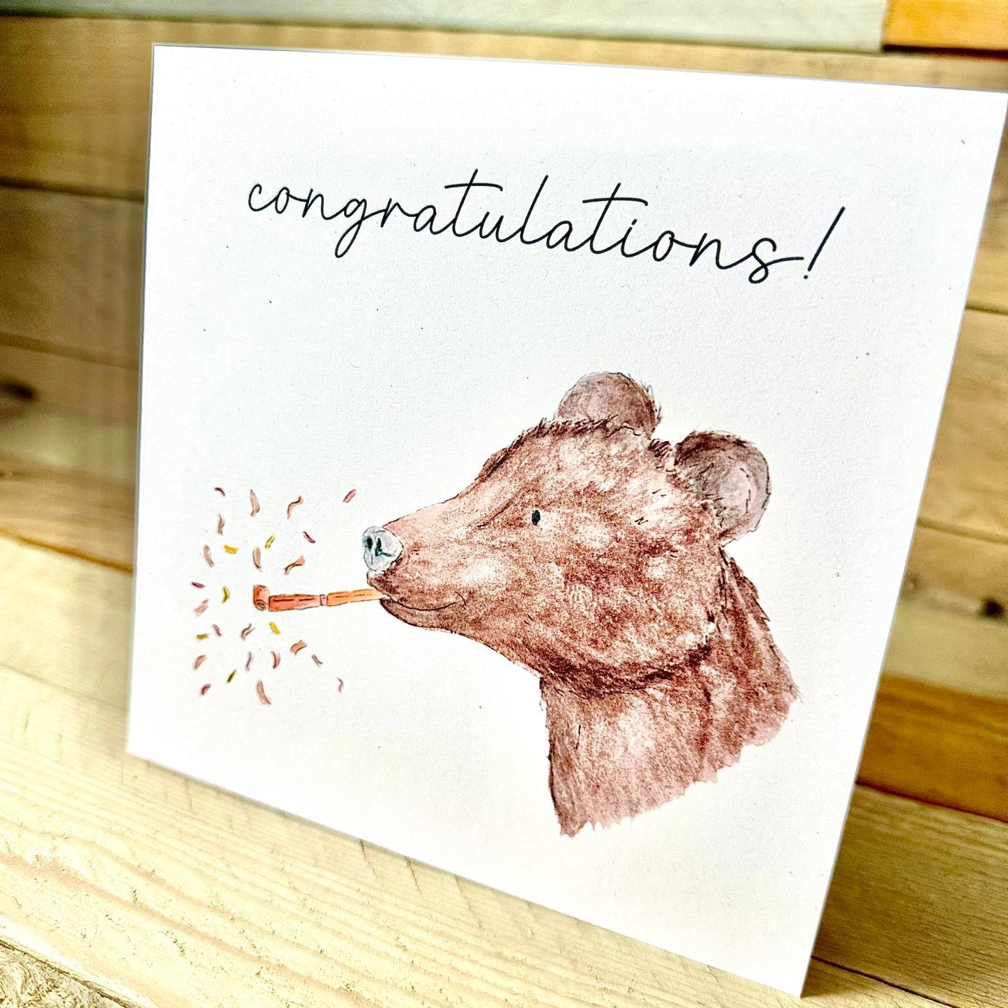 Barney the Bear Congratulations Card