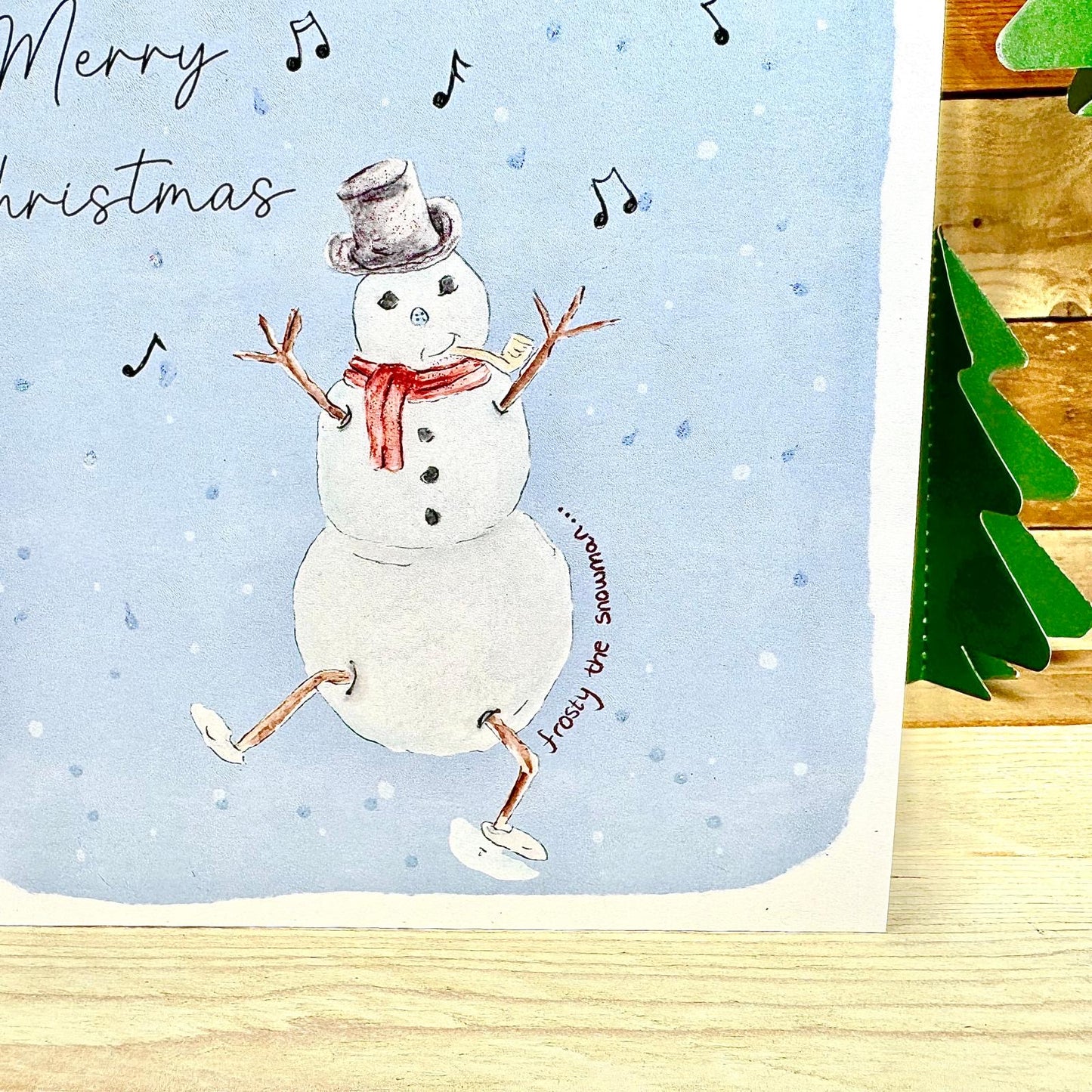 Frosty the Snowman Christmas Card