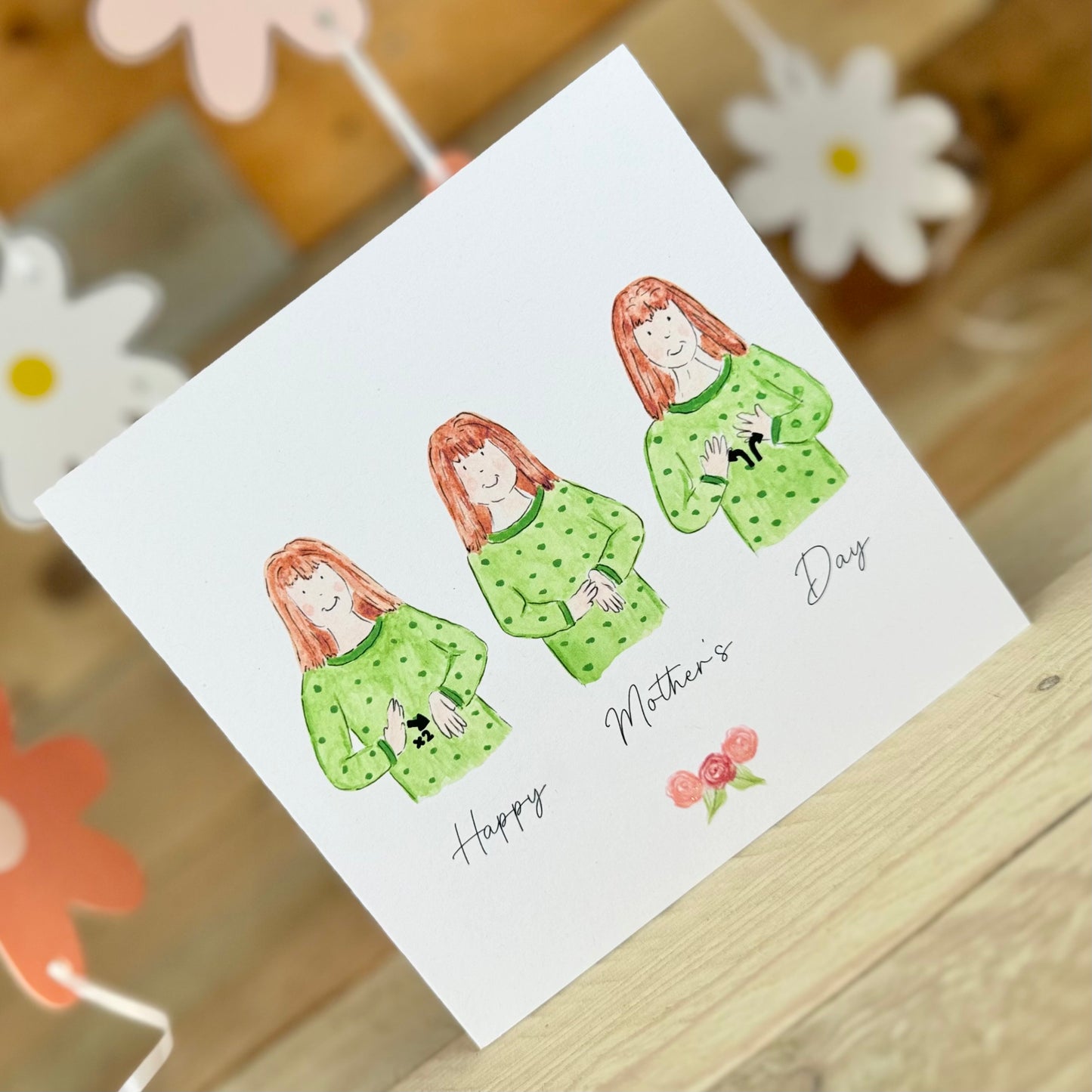 British Sign Language Mother's Day Card