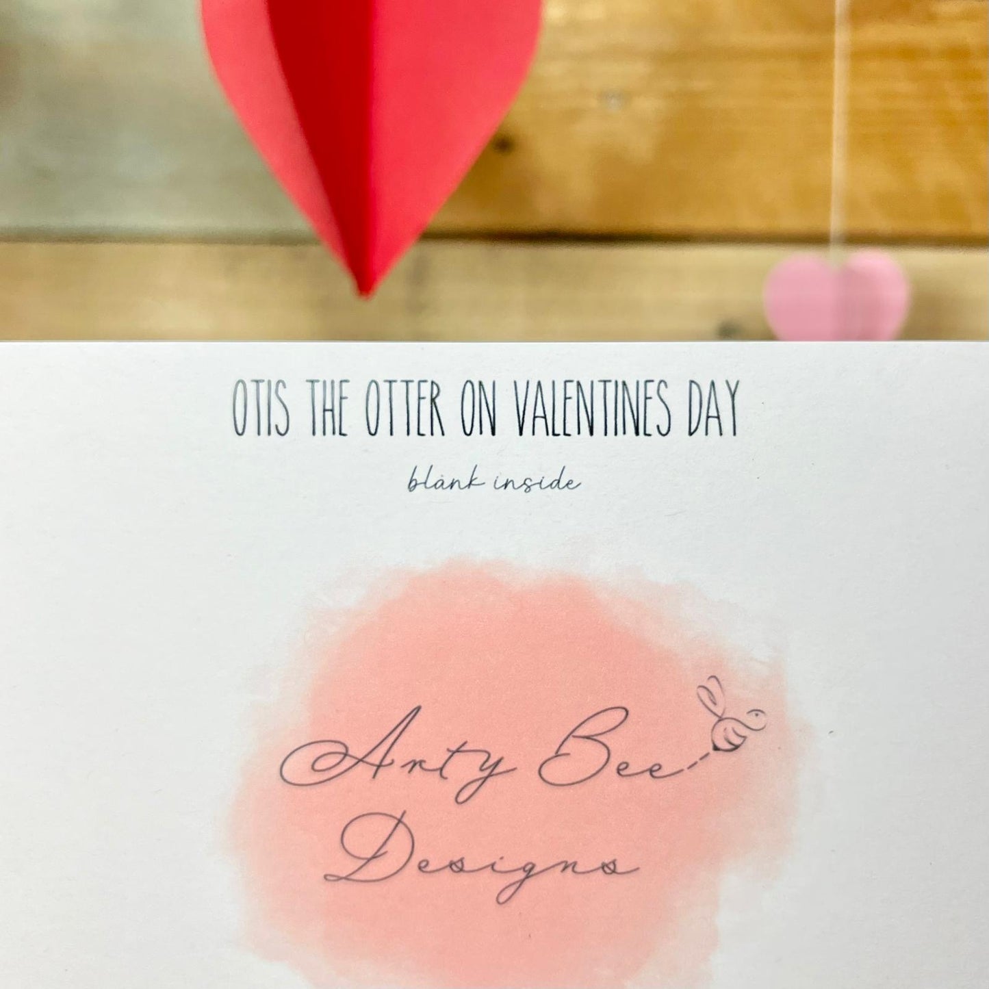 Otis the Otter Valentine's Card