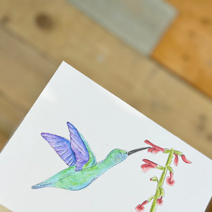 Hummingbird Notelet