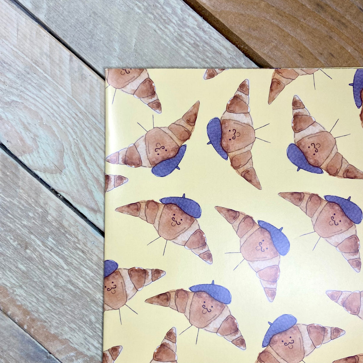 Croissant Wrapping Paper