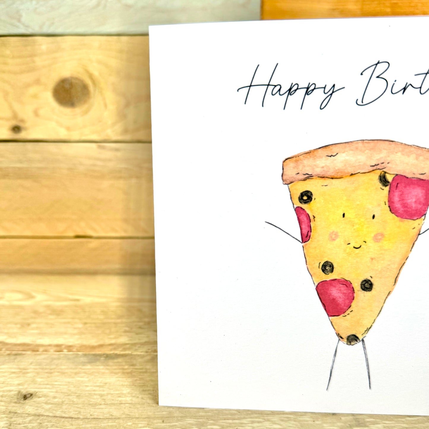 Paolo the Pizza Pie Birthday Card