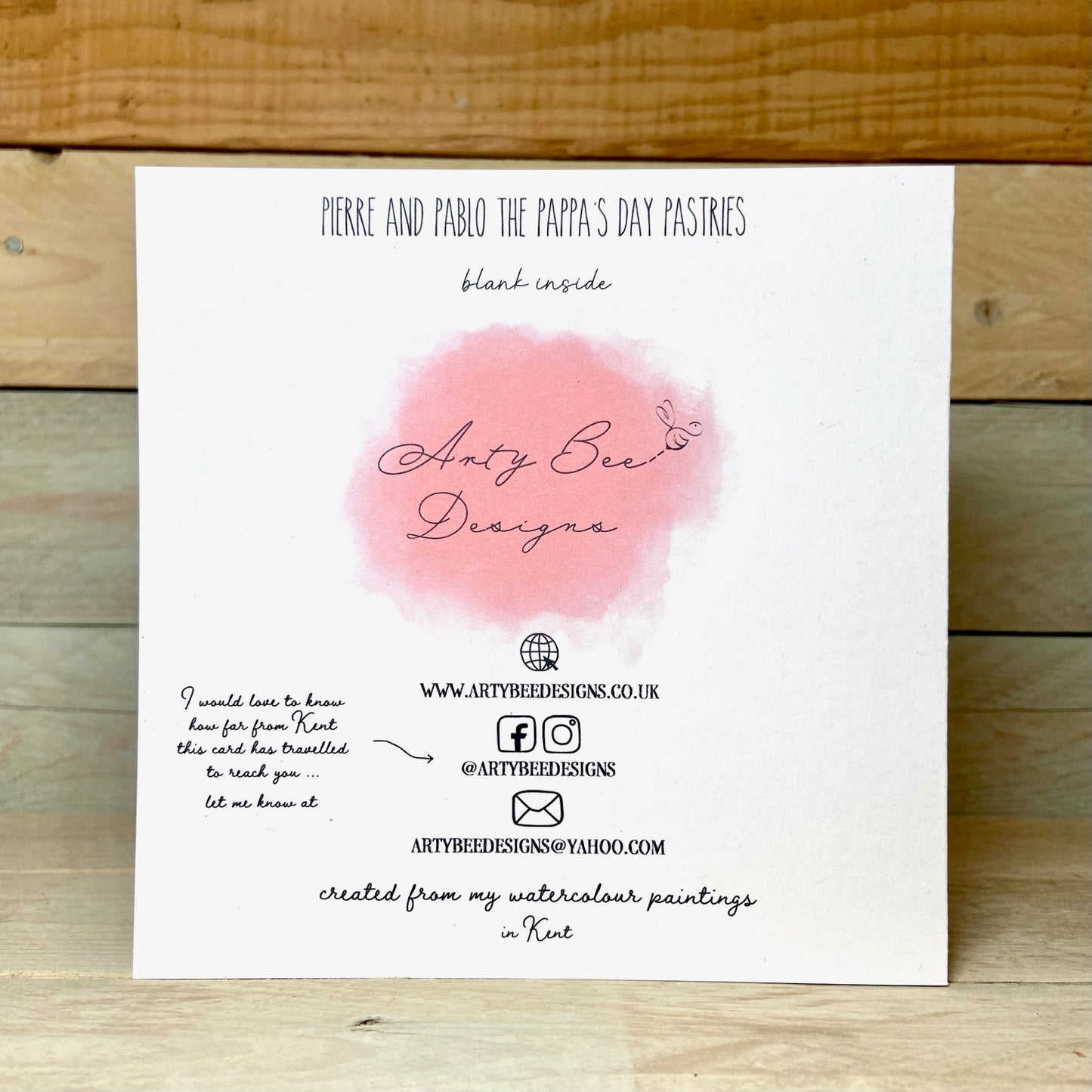 Pierre and Pablo the Papa's Day Pastries Father's Day Card