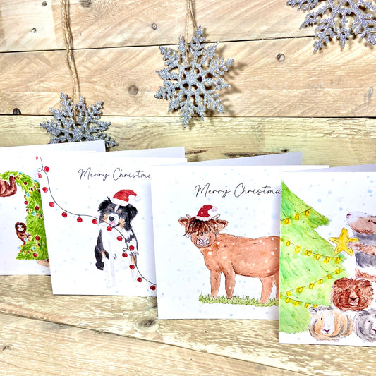 Pack of 10 Snowy Christmas Cards