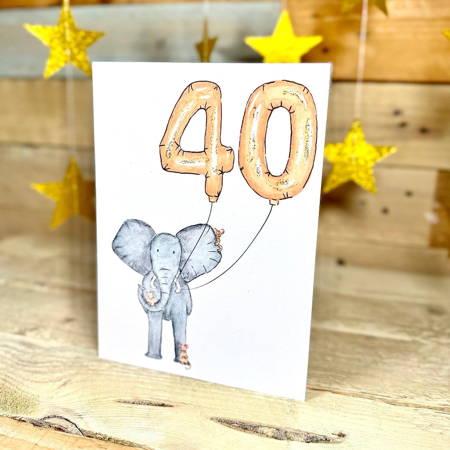 Nelly Turns Forty Birthday Card