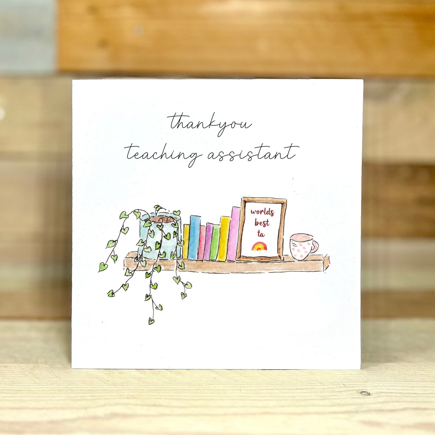 Thankyou Teaching Assistant Card