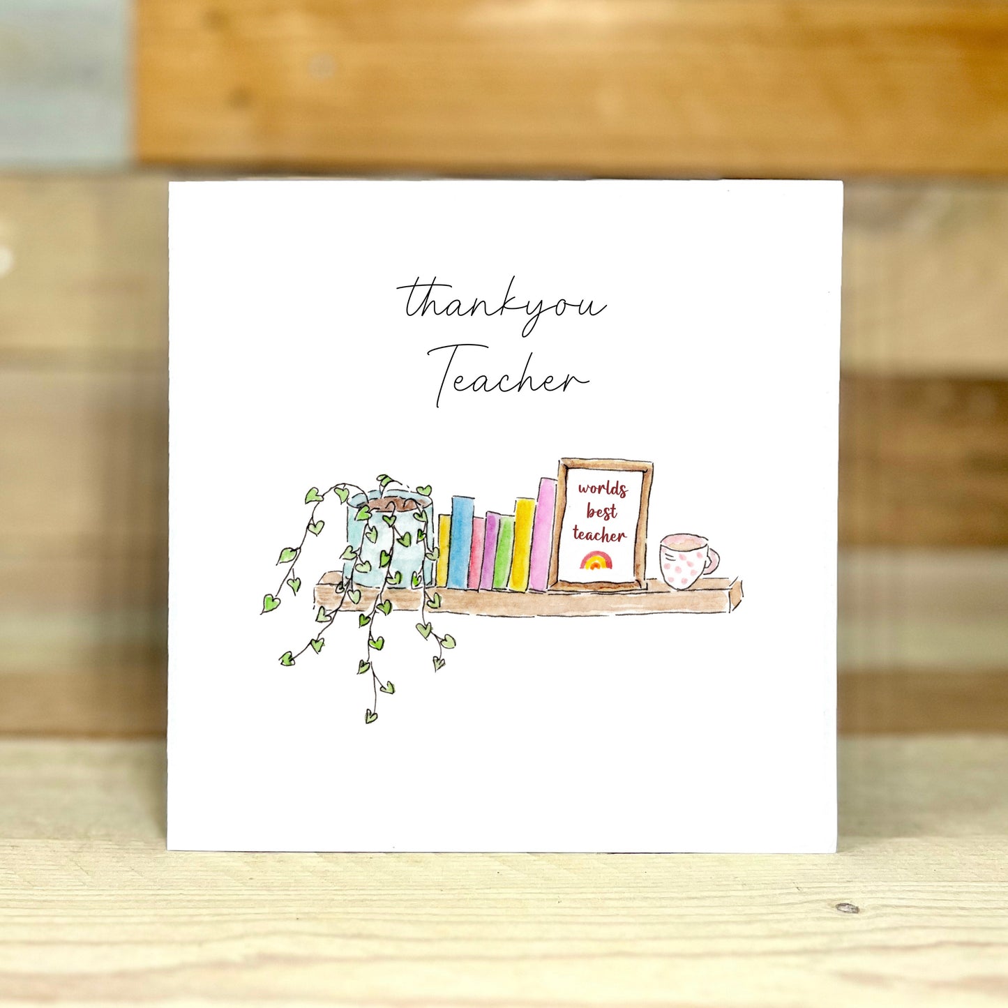 Thankyou Teacher Card