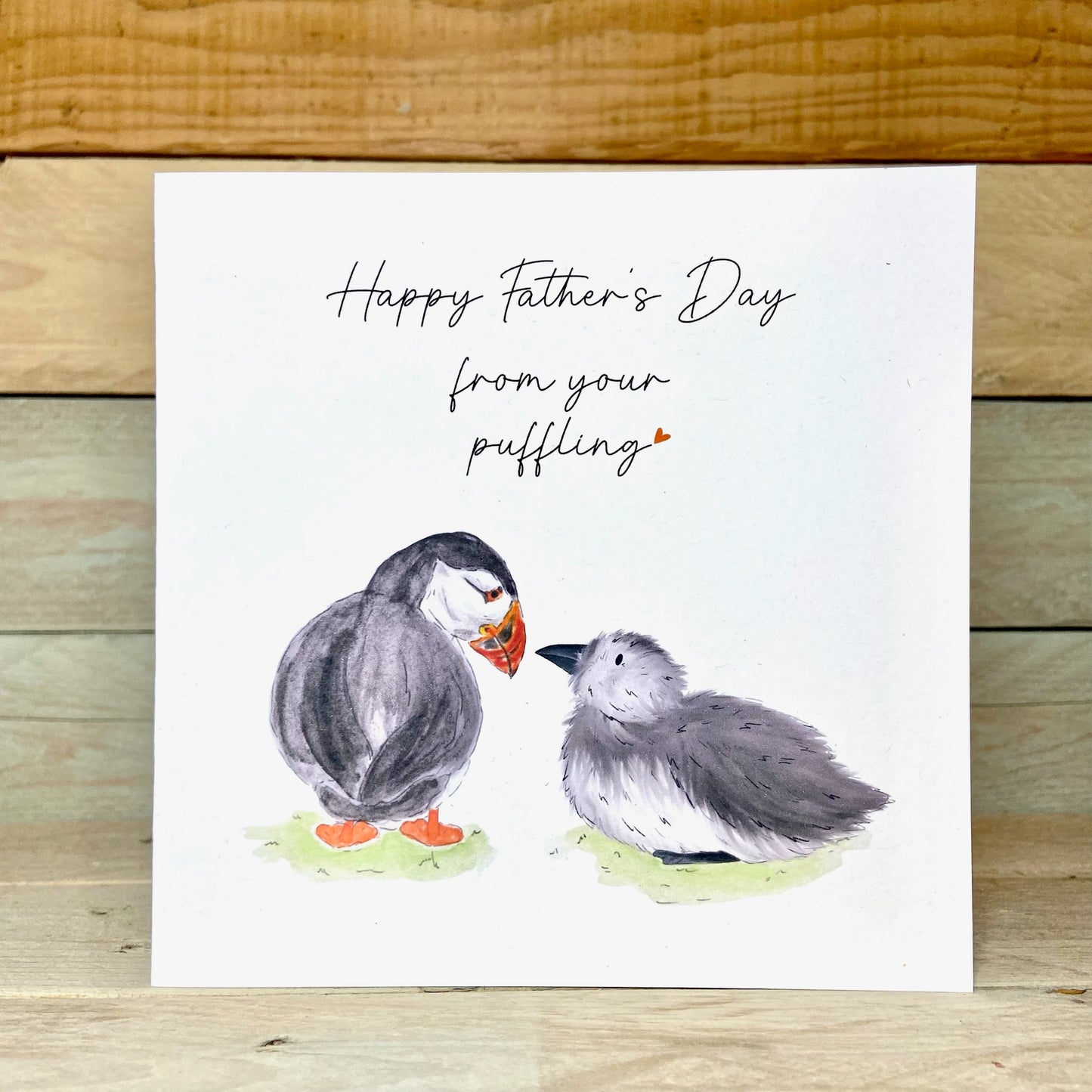 Puffling Father's Day Card