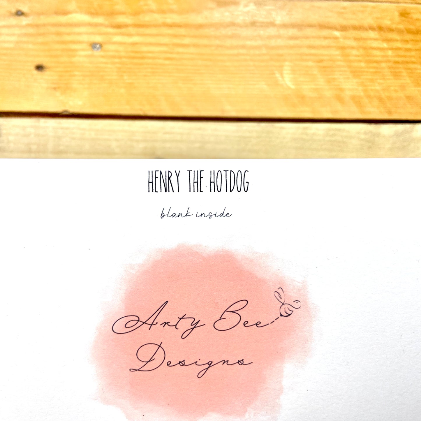 Henry the Hotdog Get Well Soon Card