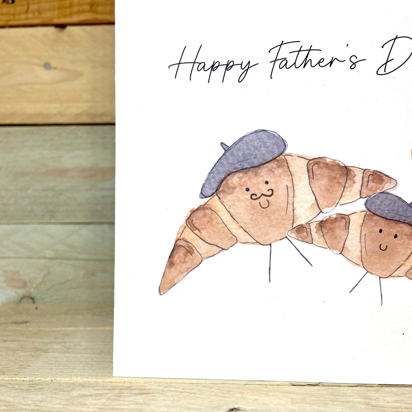 Pierre and Pablo the Papa's Day Pastries Father's Day Card