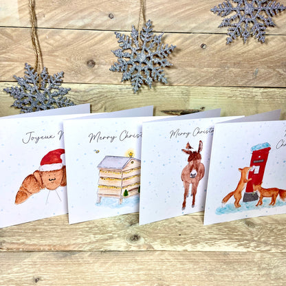 Pack of 10 Snowy Christmas Cards
