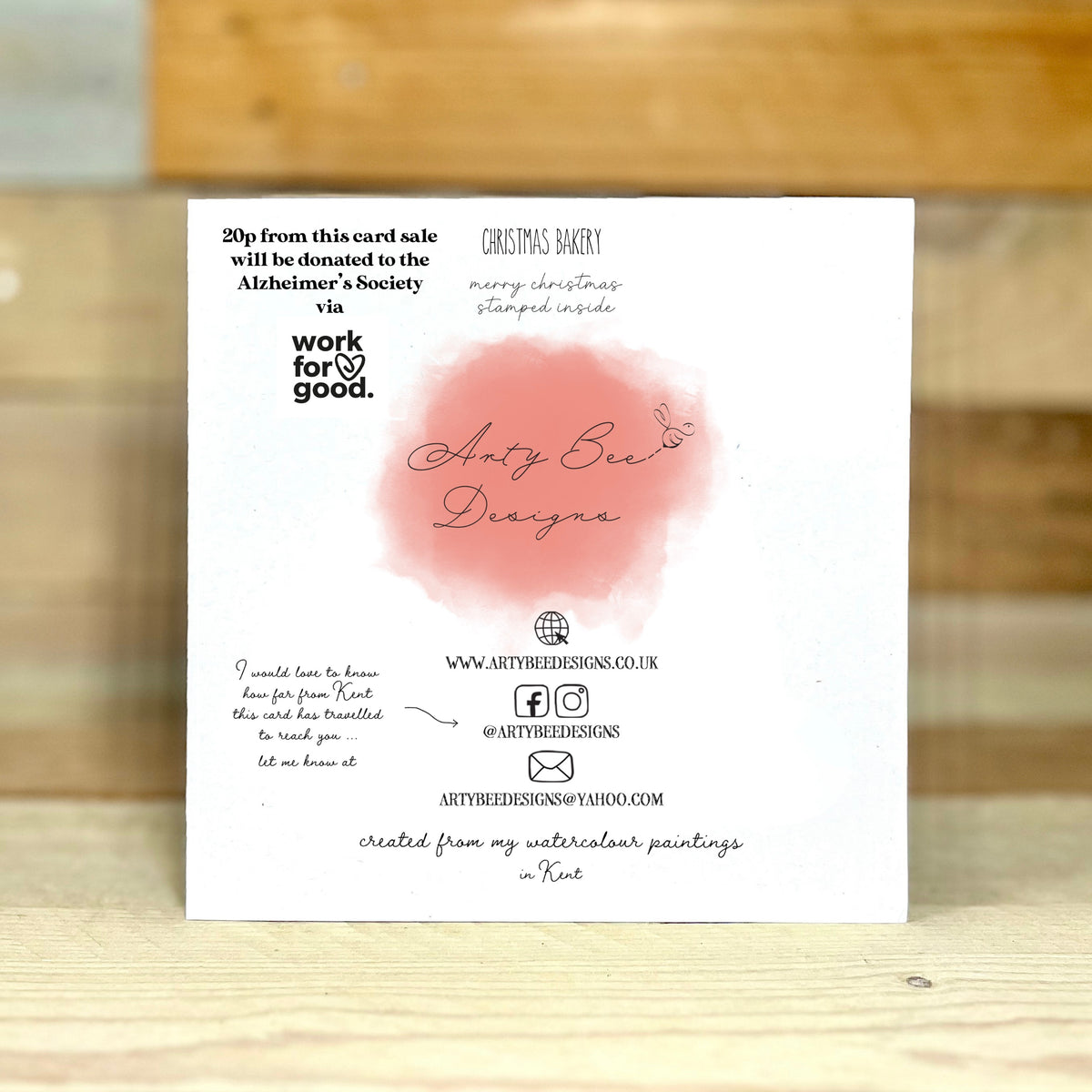 Christmas Bakery Charity Card
