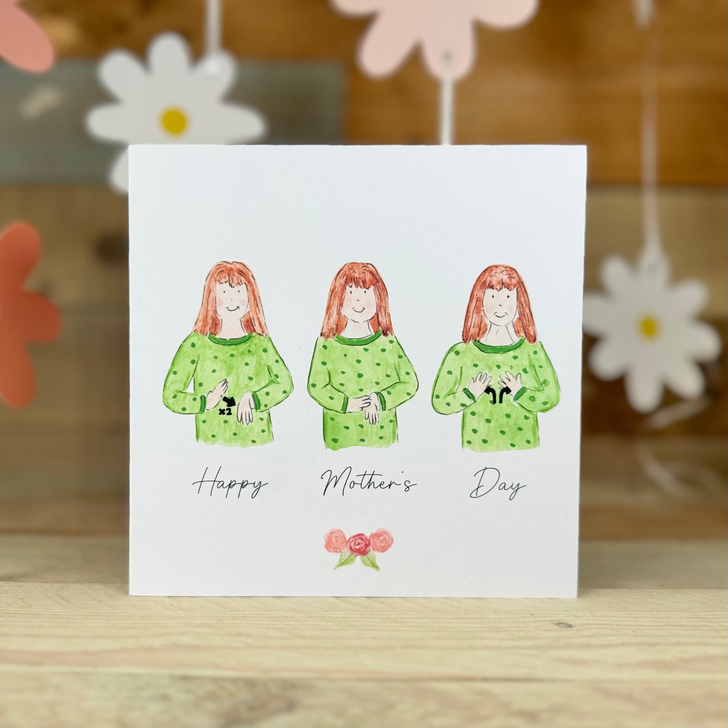 British Sign Language Mother's Day Card