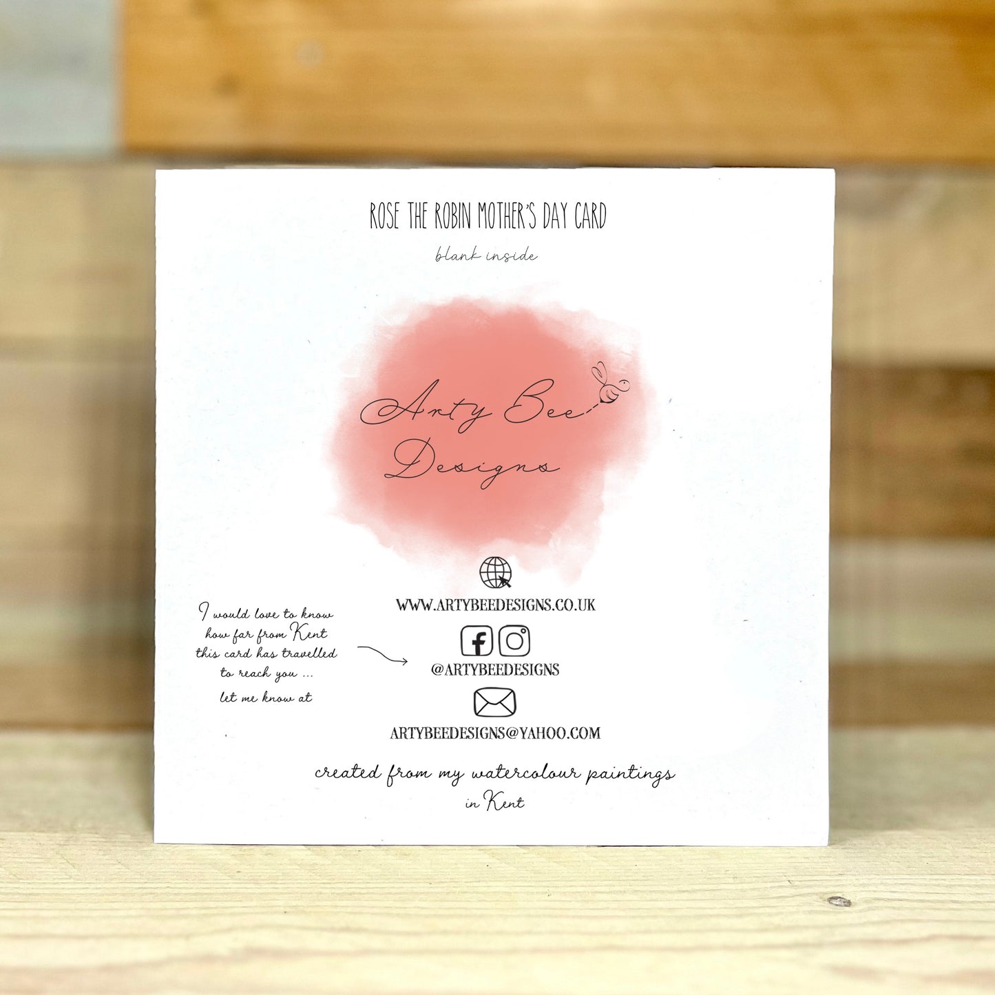 Rose the Robin Mother's Day Card