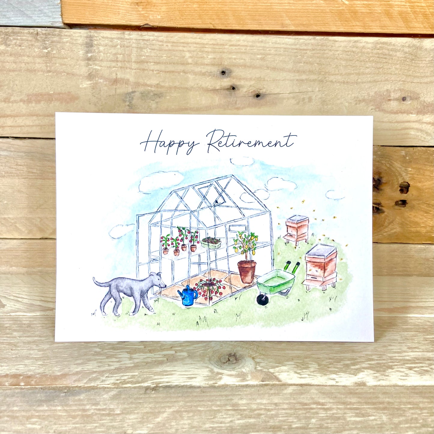 Mum's Garden Seeded Retirement Card