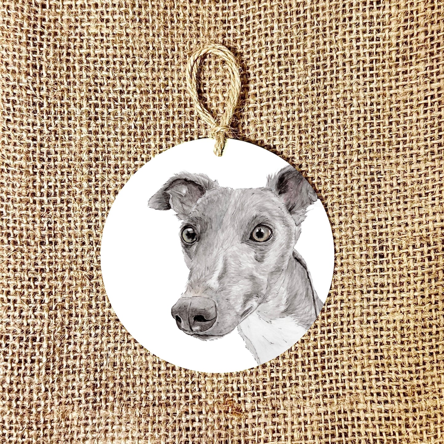 Whippet Ceramic Decoration