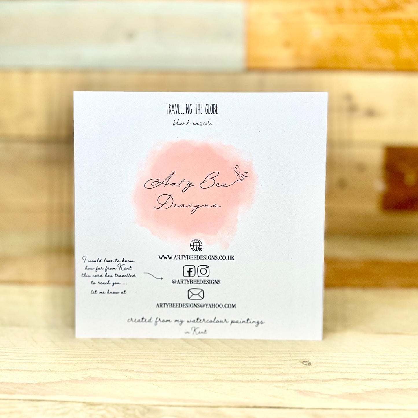Travelling the Globe Card