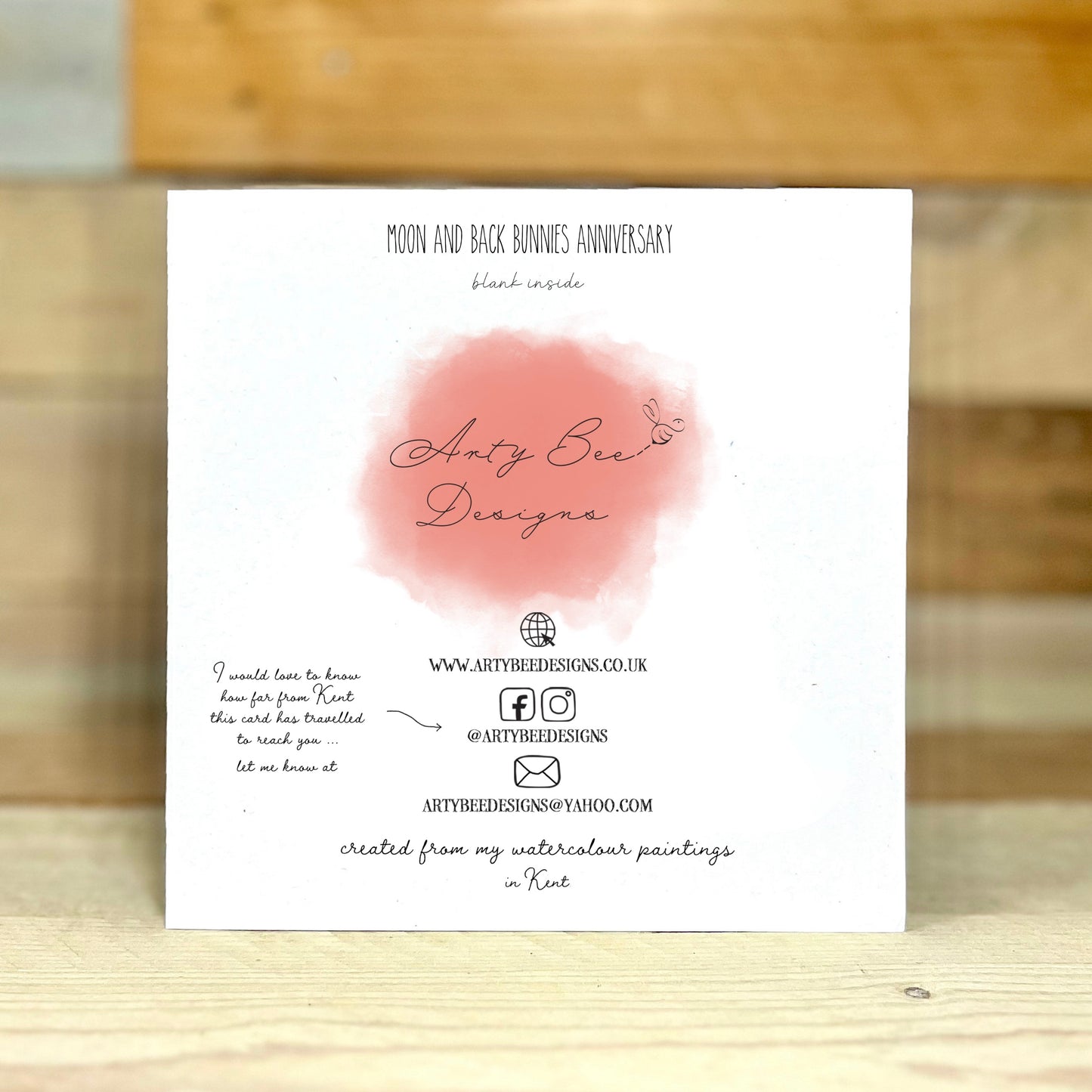 Bunny Anniversary Card