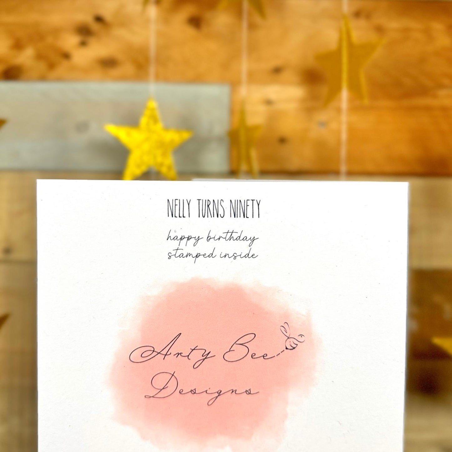 Nelly Turns Ninety Birthday Card