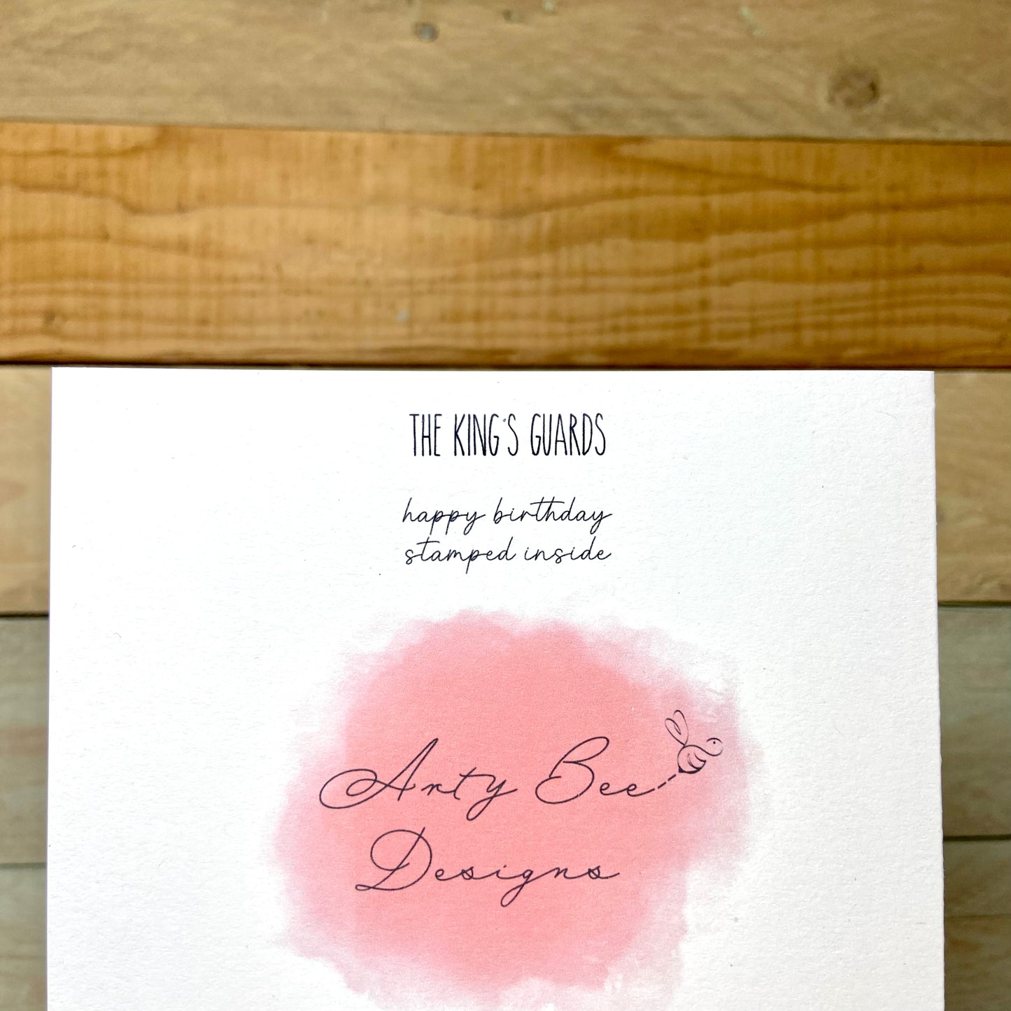 The King's Guards Birthday Card