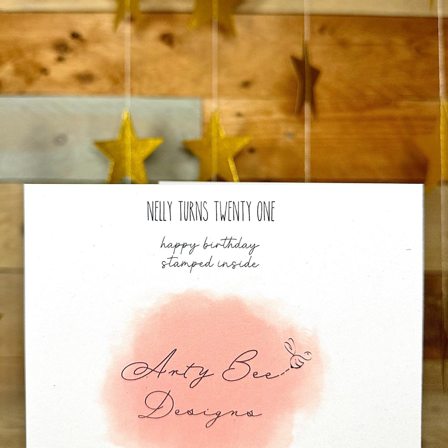 Nelly Turns Twenty One Birthday Card