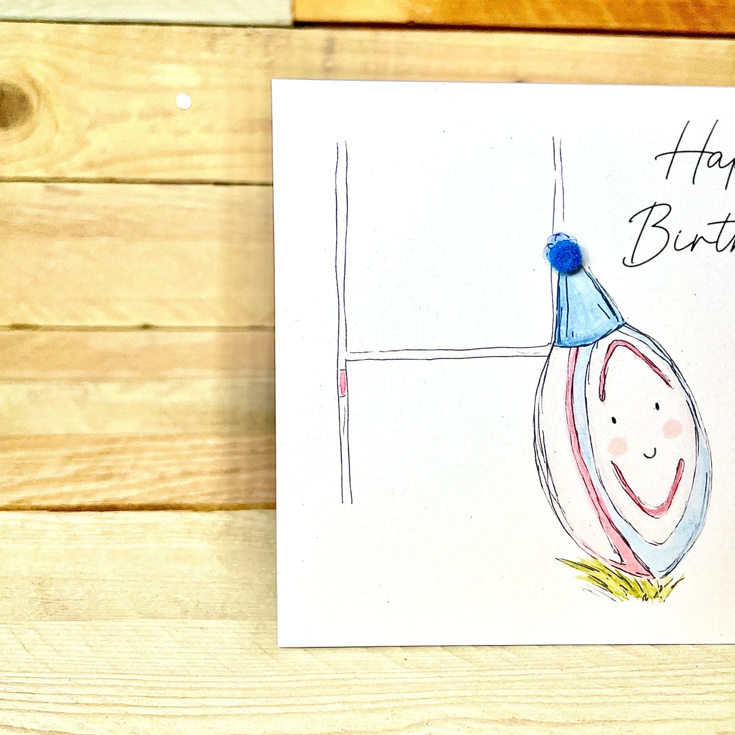 Rugby Birthday Card