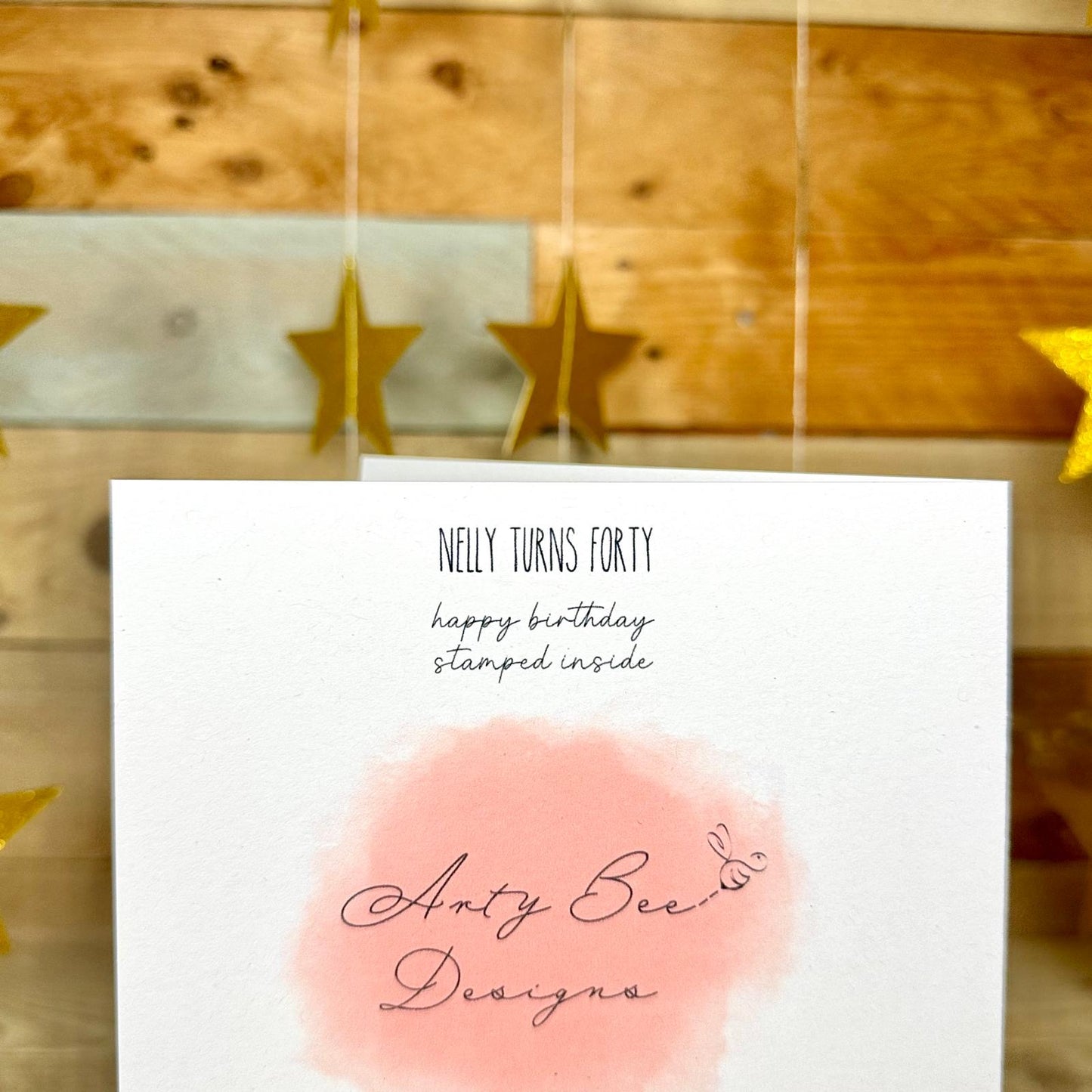 Nelly Turns Fourty Birthday Card