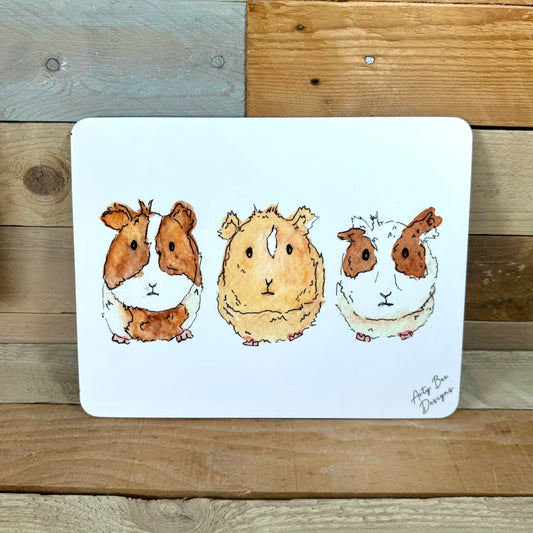 Wonky Guinea Pig Placemat
