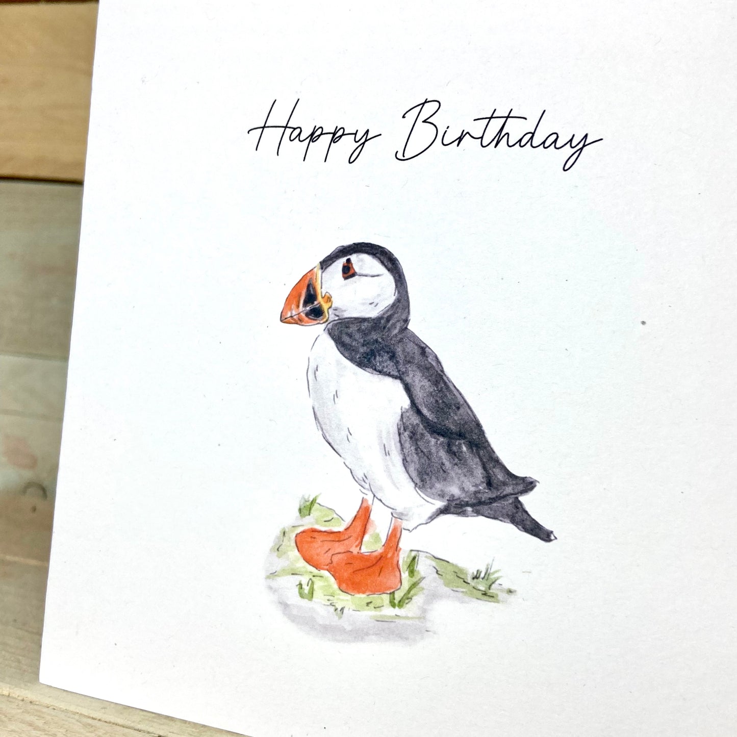 Pip the Puffin Birthday Card