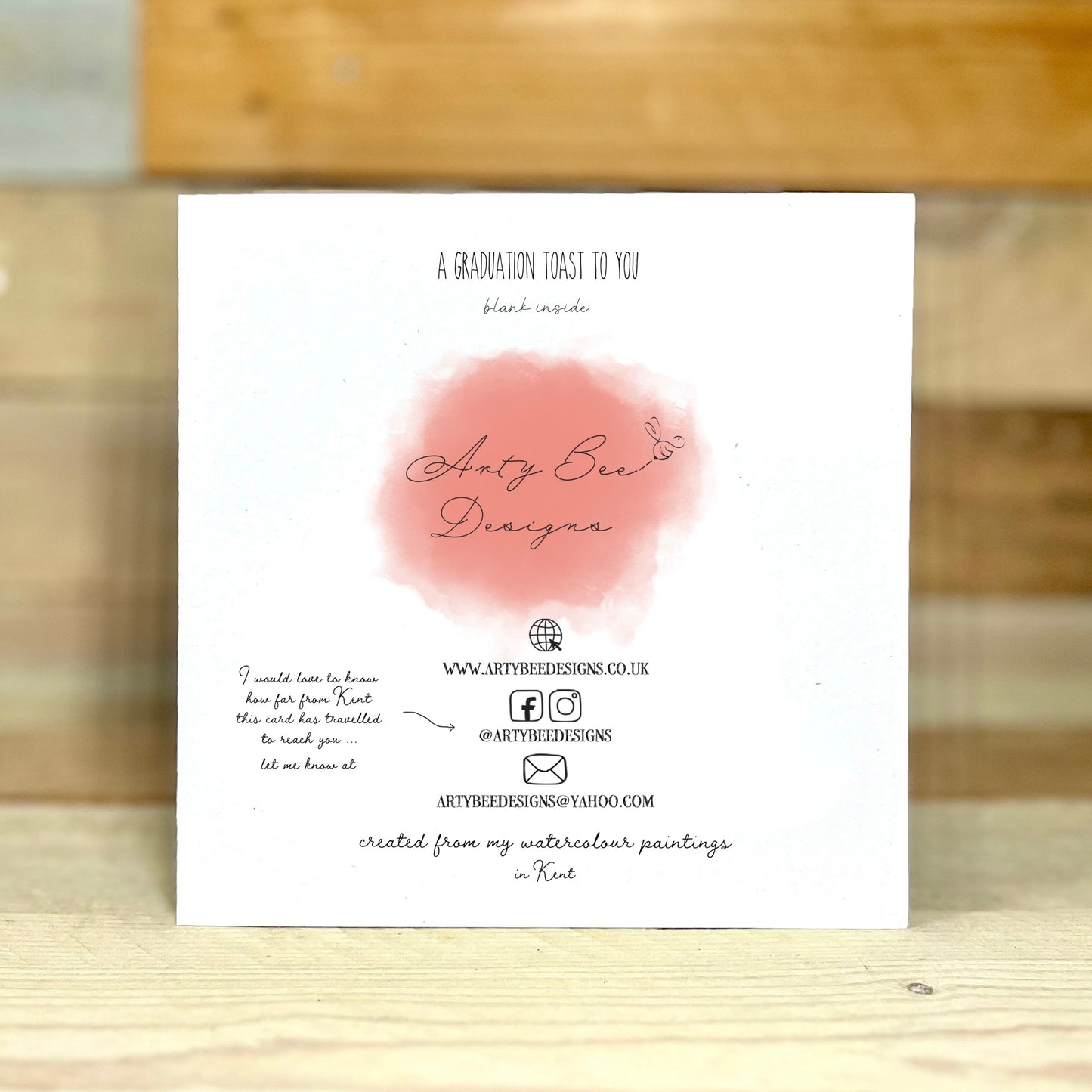 A Toast To You Graduation Card