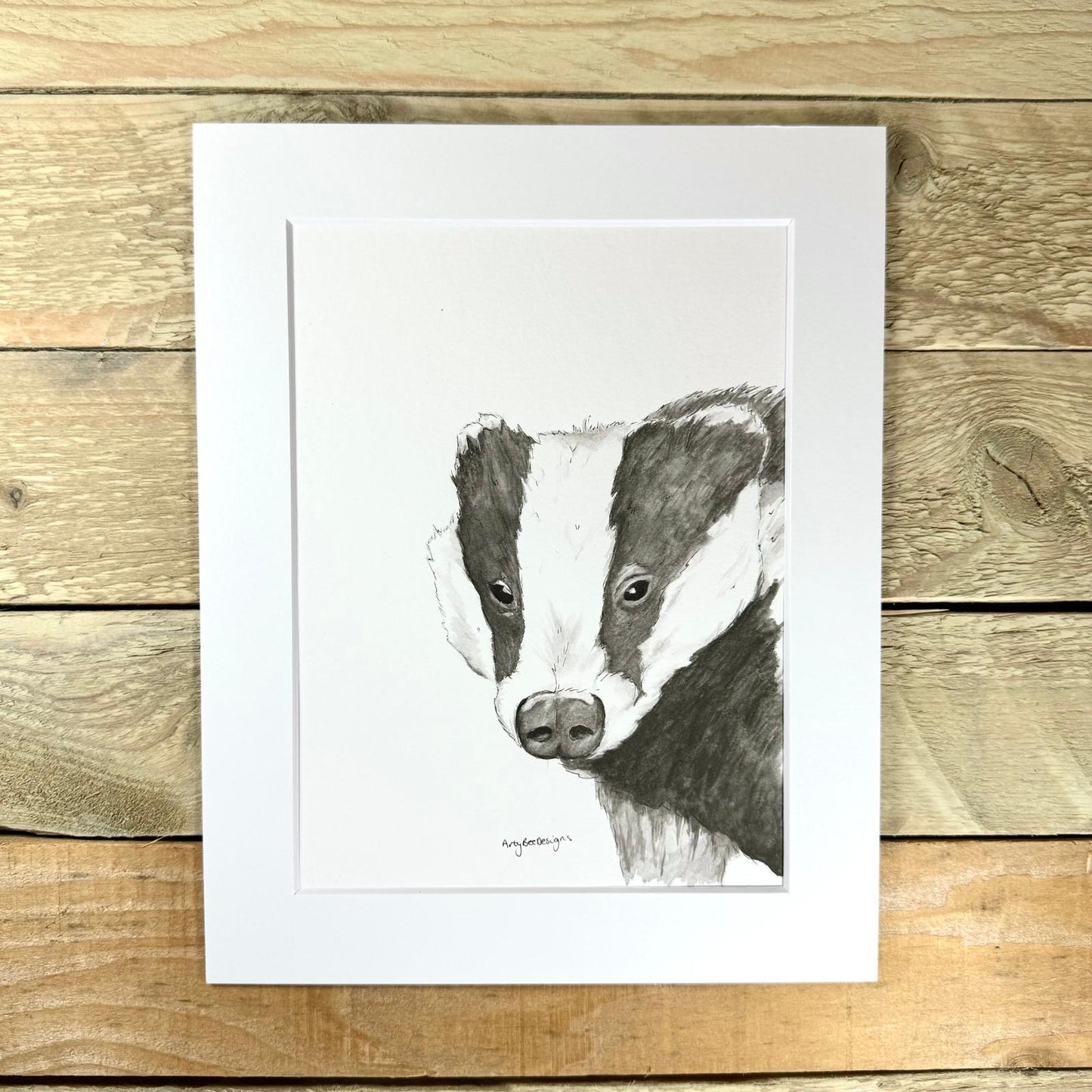 Bernard the Badger Original Painting