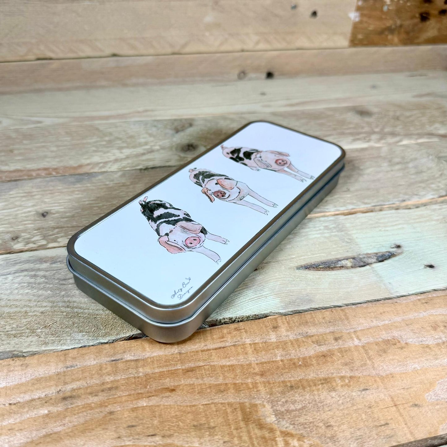 Piggy Metal Pencil Case