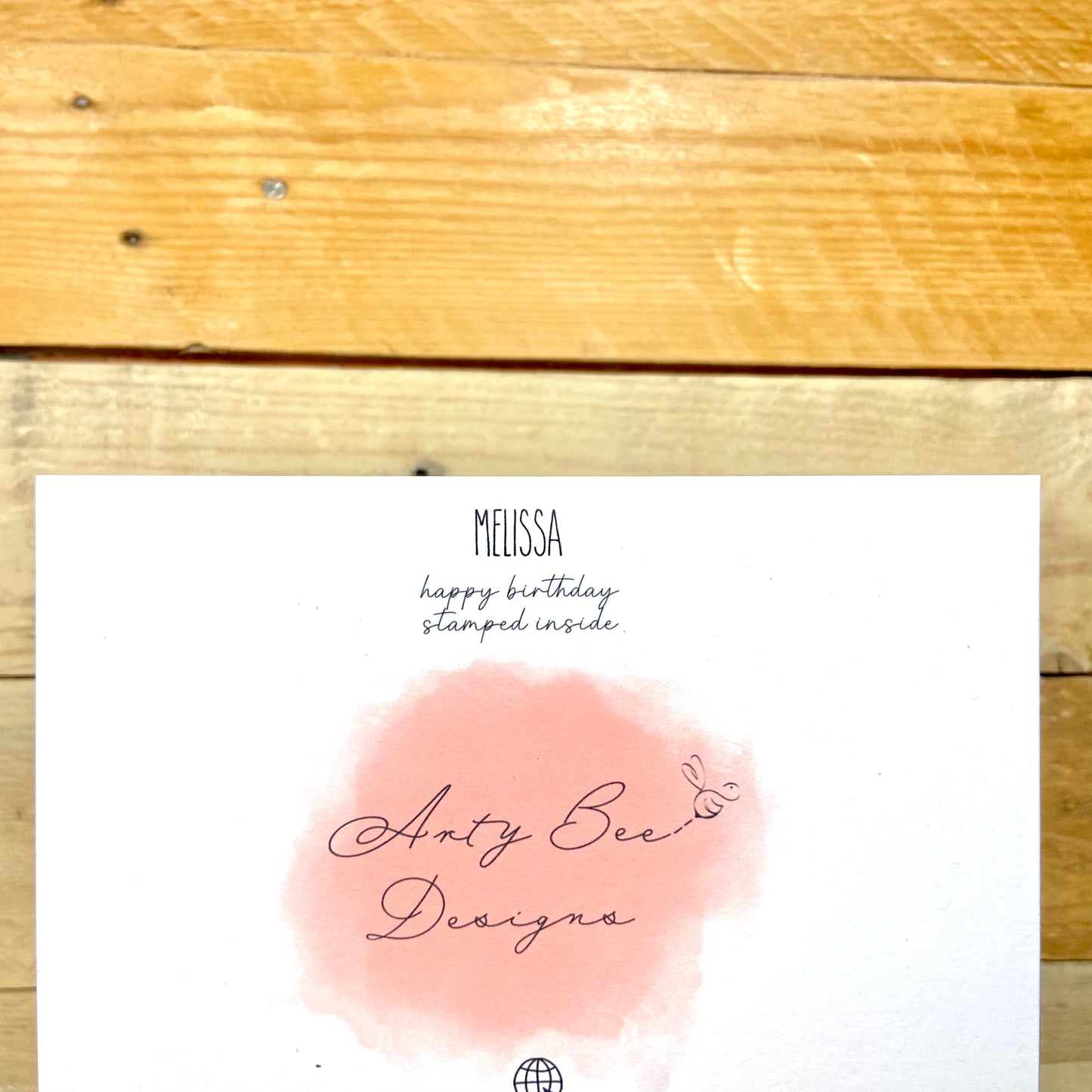 Melissa Birthday Card