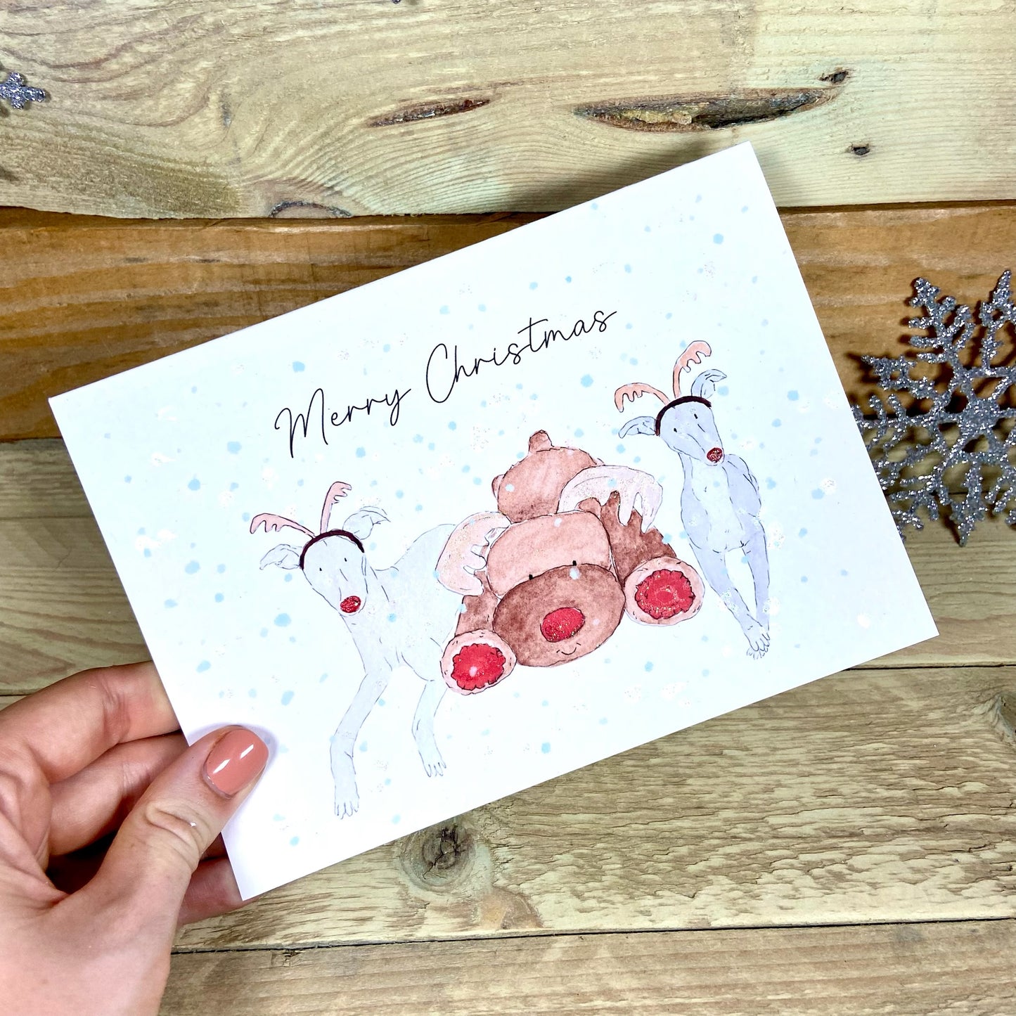 And Rudolf Makes Three Christmas Card