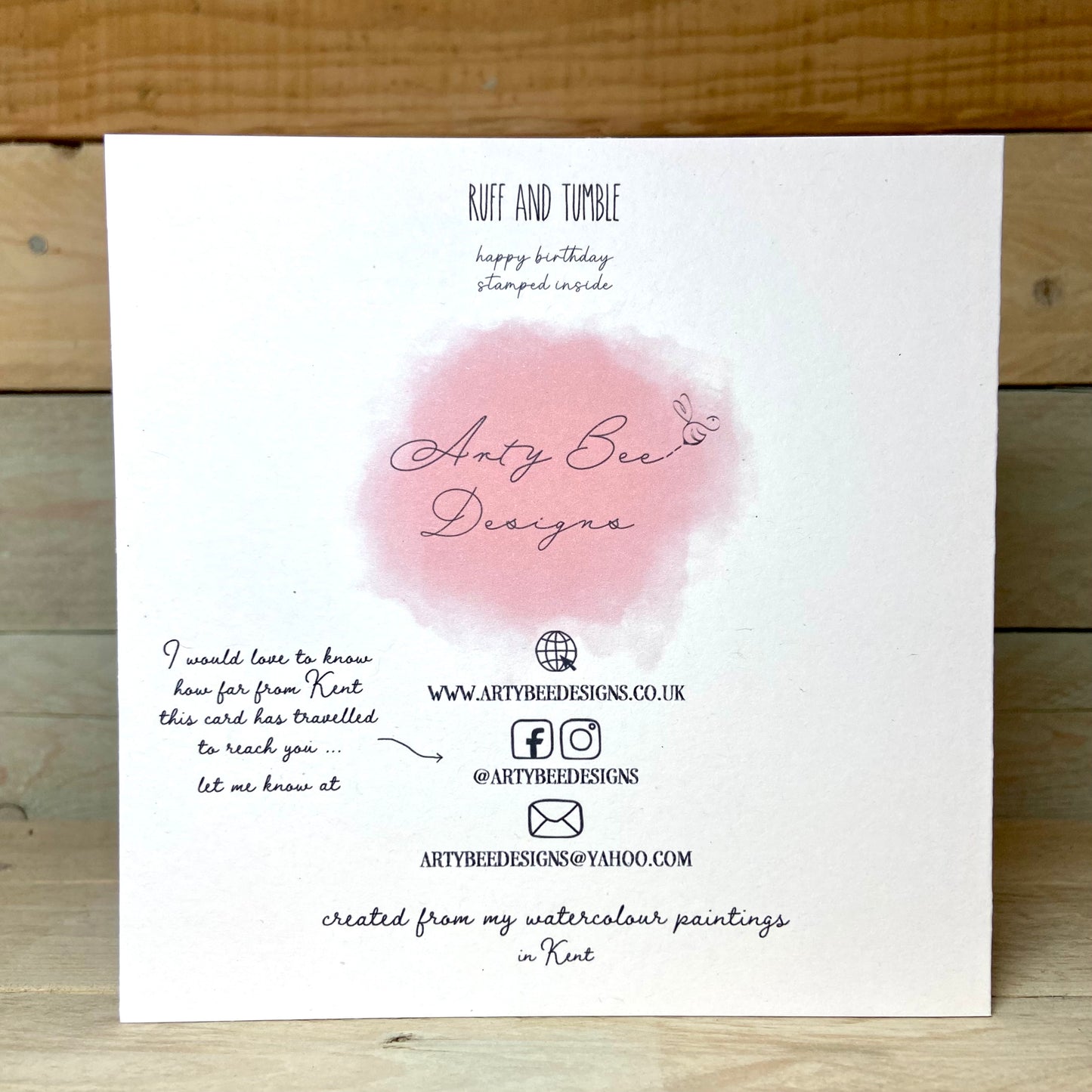 Ruff and Tumble Birthday Card