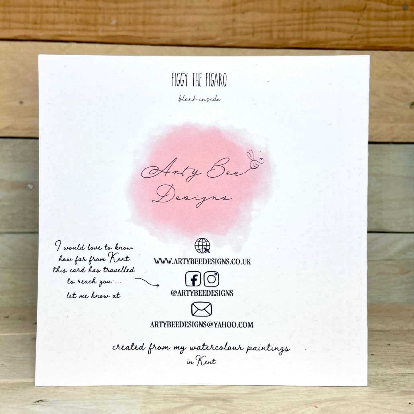 Figgy the Figaro Father's Day Card