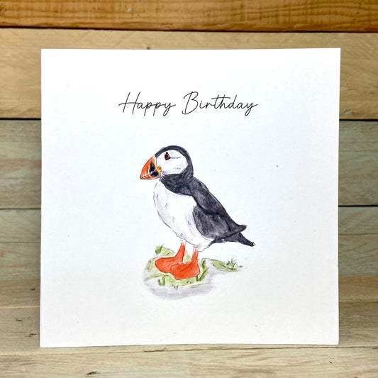 Pip the Puffin Birthday Card