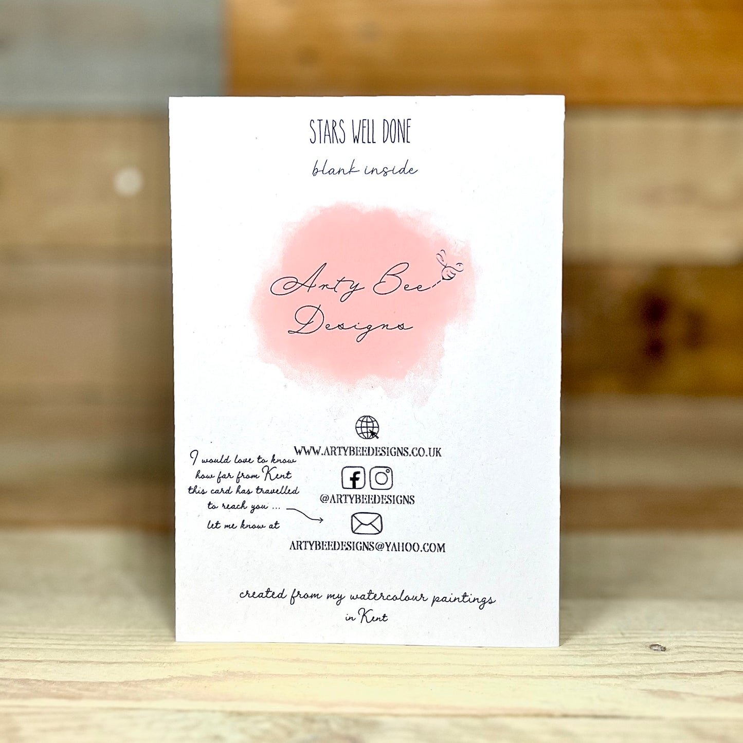 Well Done Stars Notelet