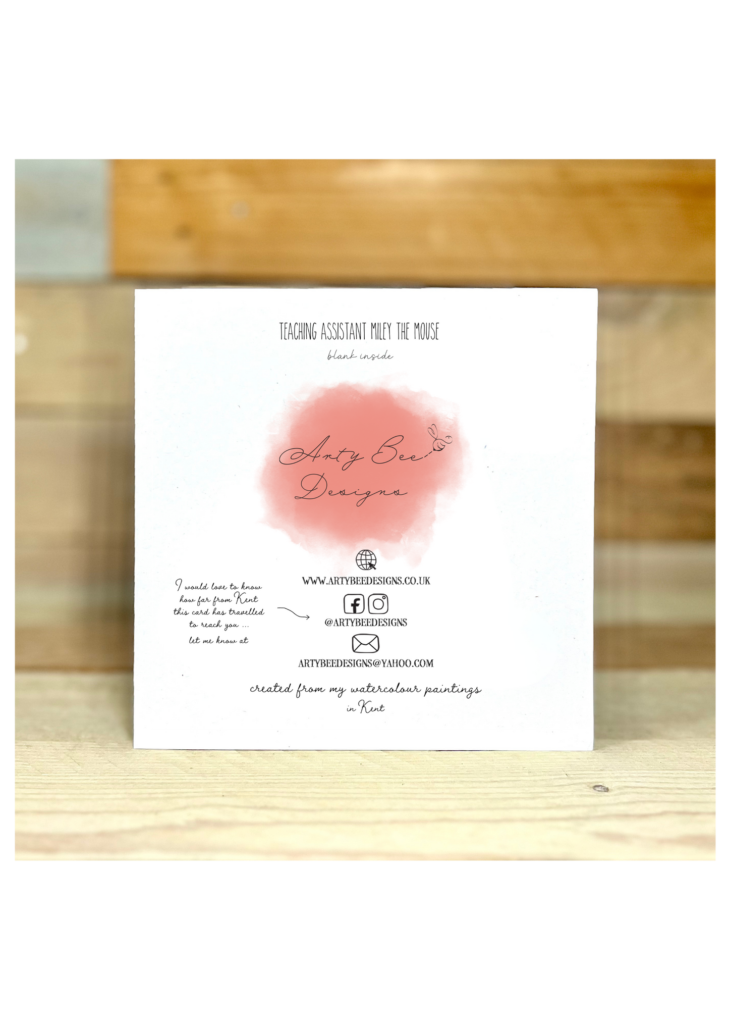 Mouse Thankyou Teaching Assistant Card