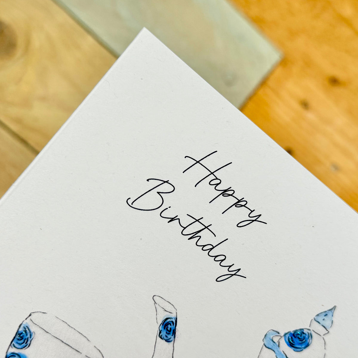 Tea and Cake Birthday Card