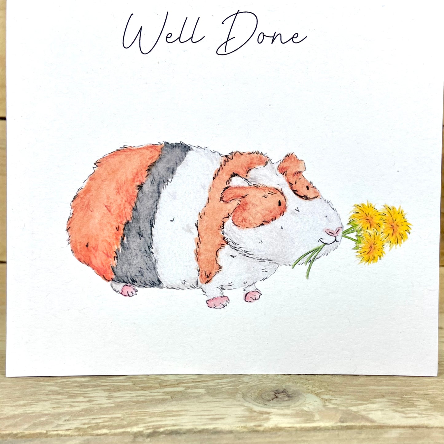 Harry's Dandelion Bouquet Well Done Card