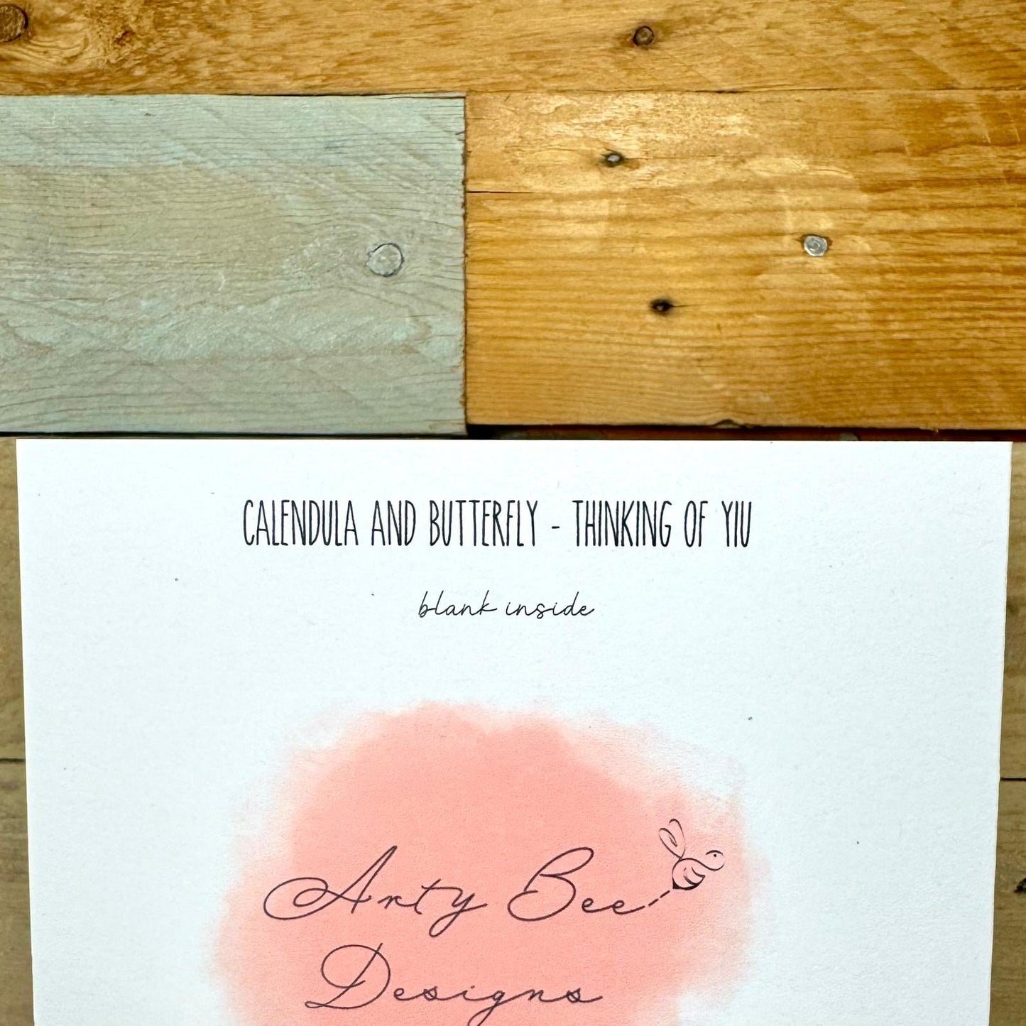 Thinking of You Calendula Card