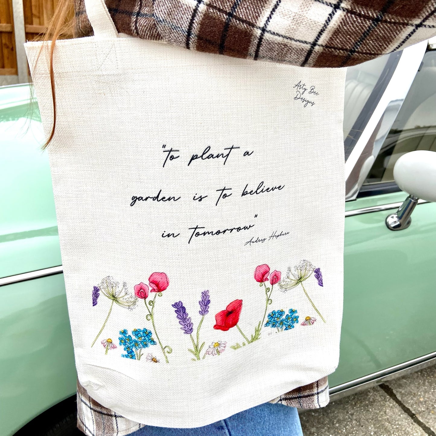 To plant a garden ... Wildflower Tote Bag