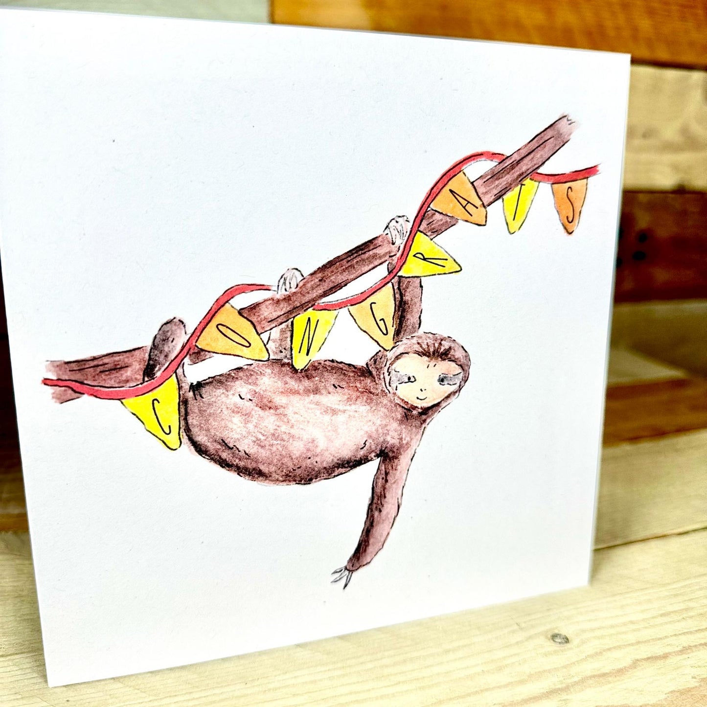 Congrats from Hugh the Sloth