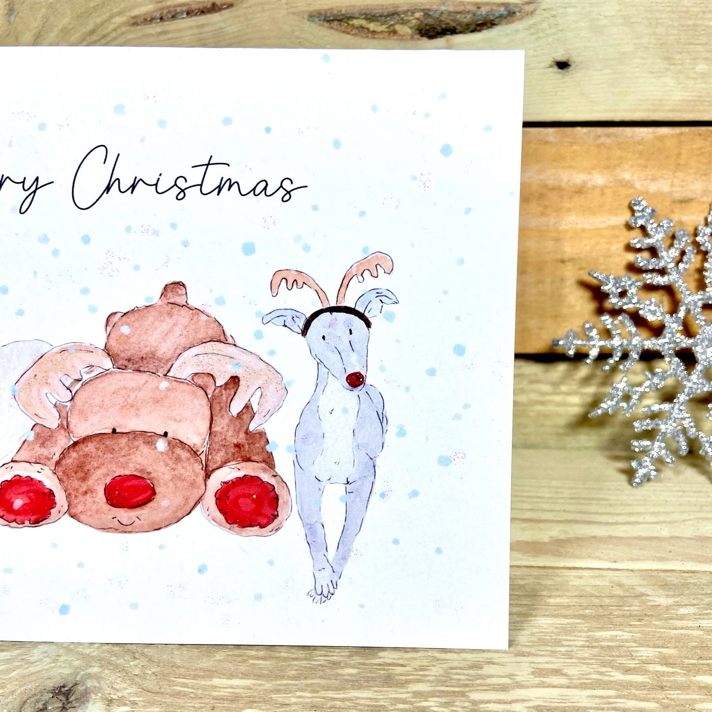 And Rudolf Makes Three Christmas Card